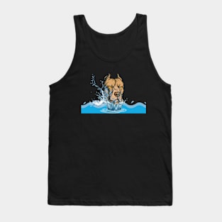 swim dog Tank Top